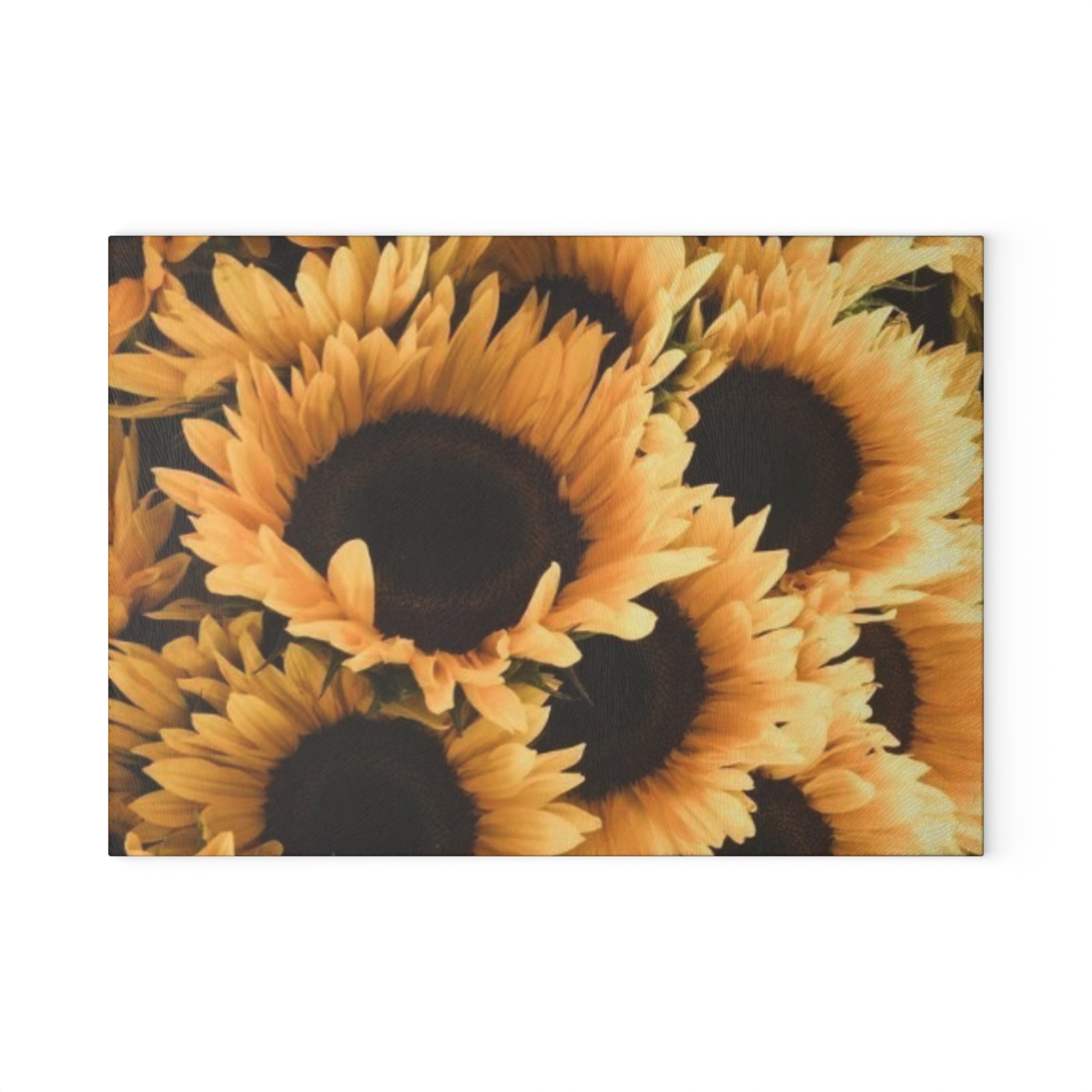 Sunflower Floral Glass Cutting Board – Brighten Your Kitchen