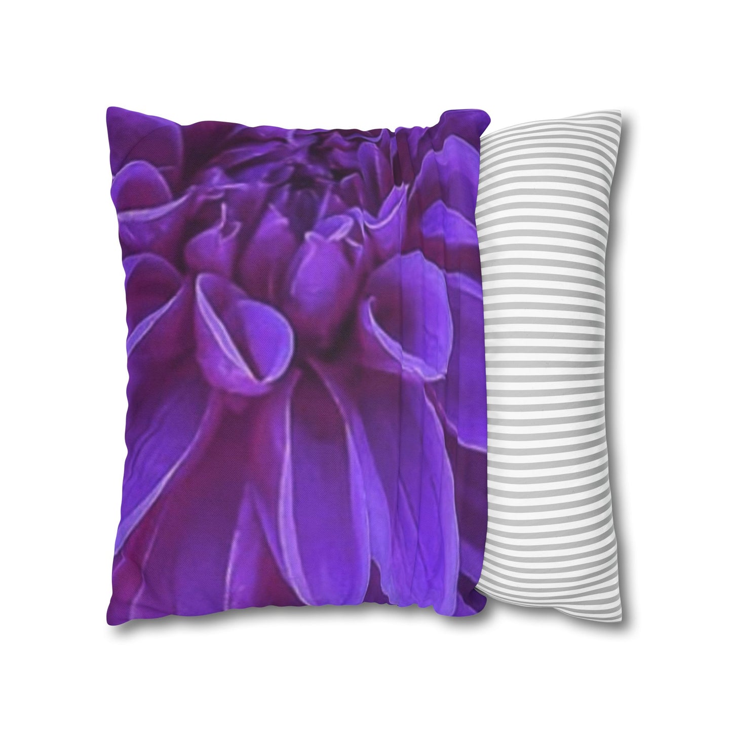 Purple Dahlia Square Pillowcase