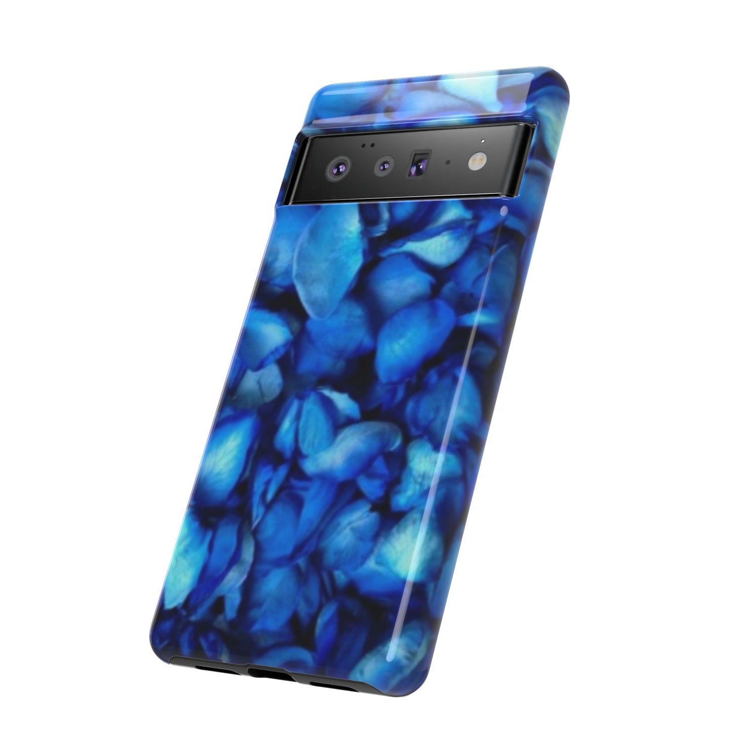 Blue Petals Tough Phone Case