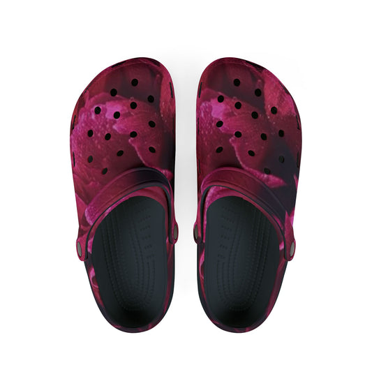 Magenta Floral Foam Shoes