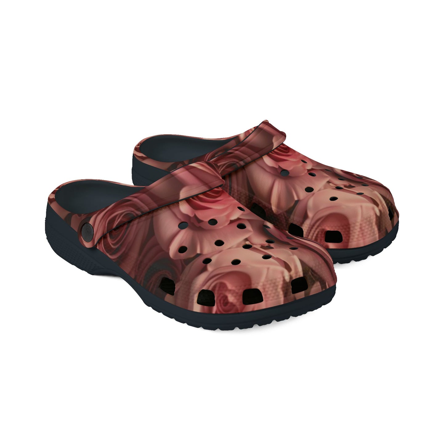 Pink Roses Foam Shoes