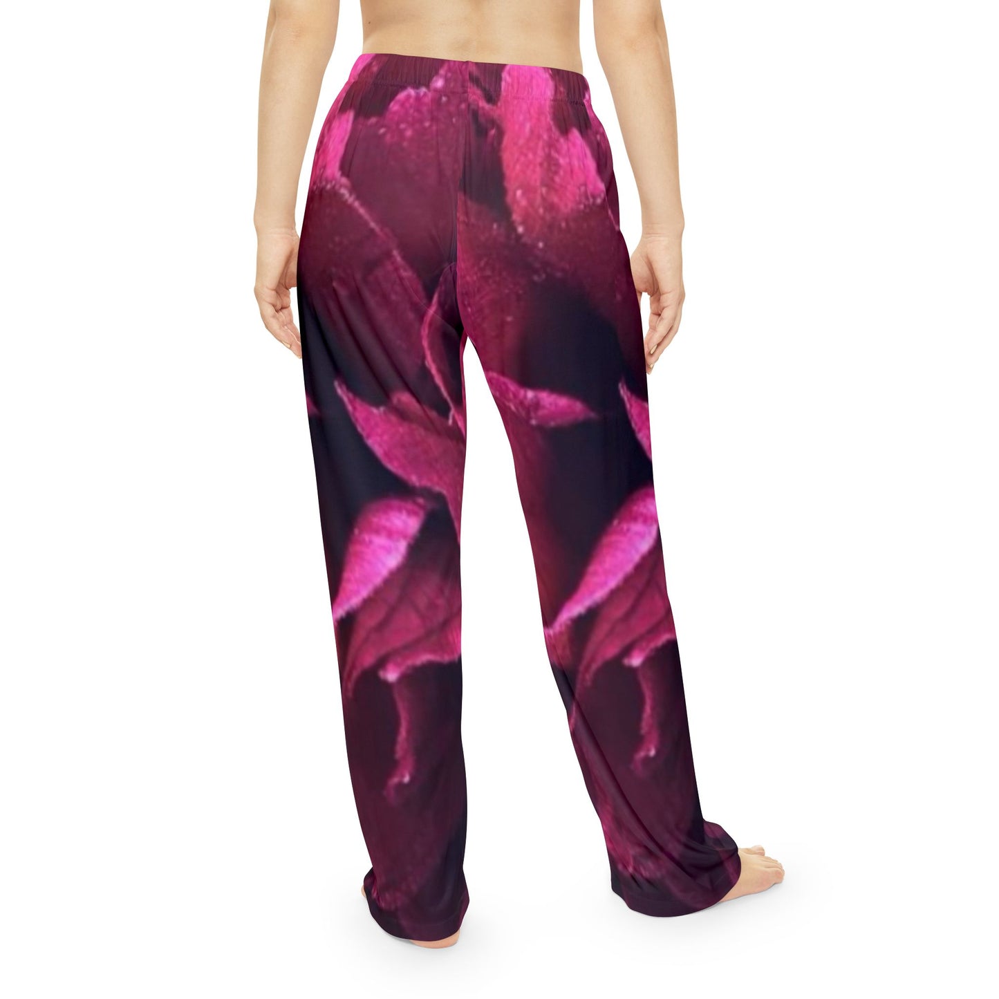 Magenta Cozy Floral Pajama Pant