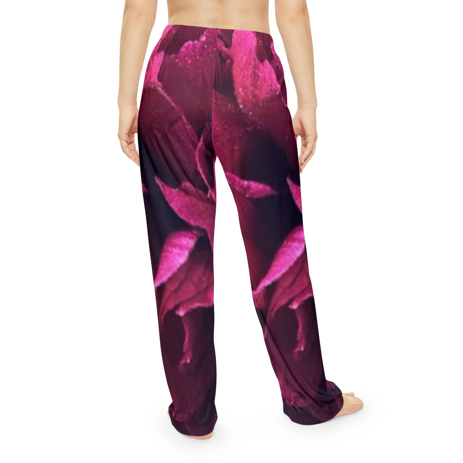 Magenta Cozy Floral Pajama Pant