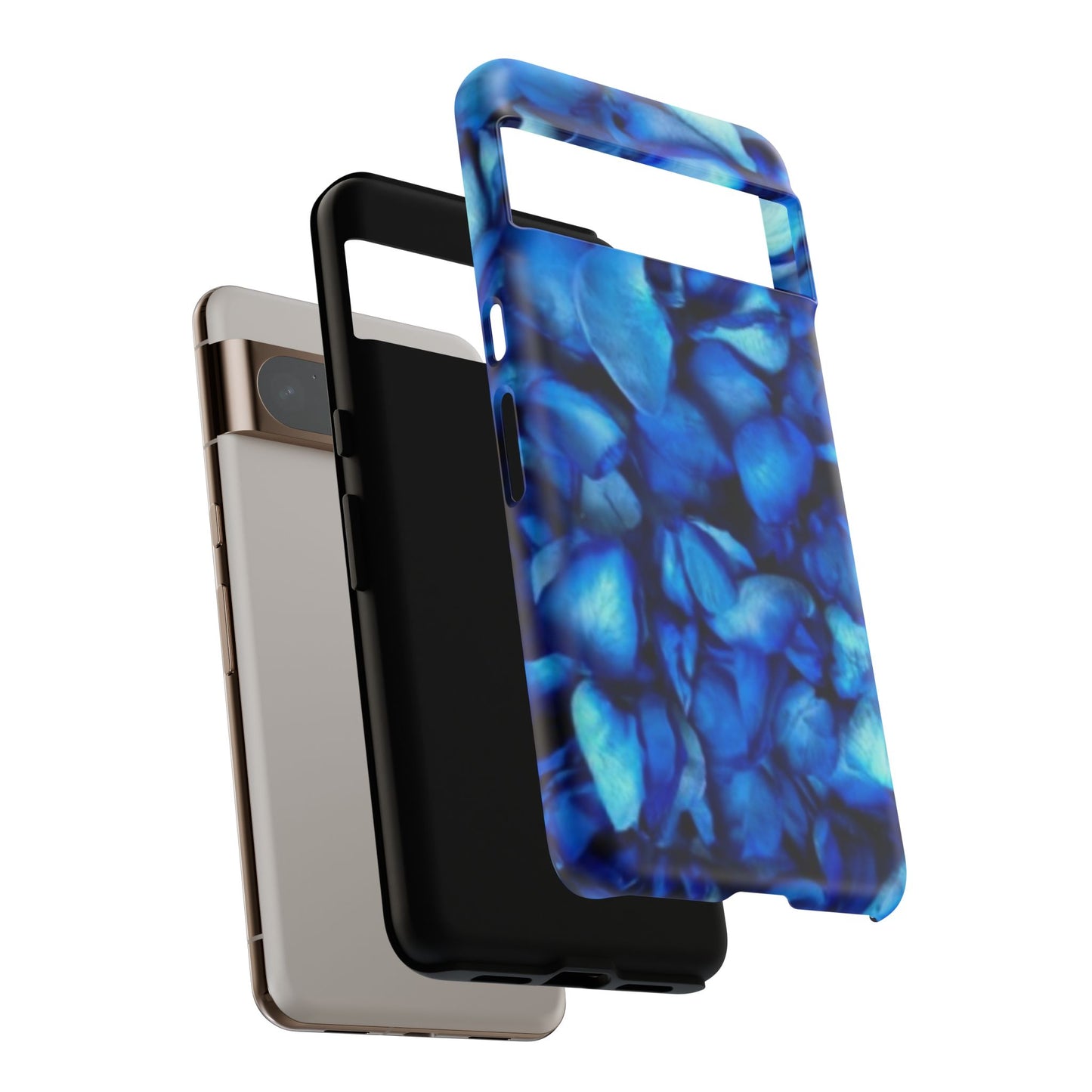 Blue Petals Tough Phone Case