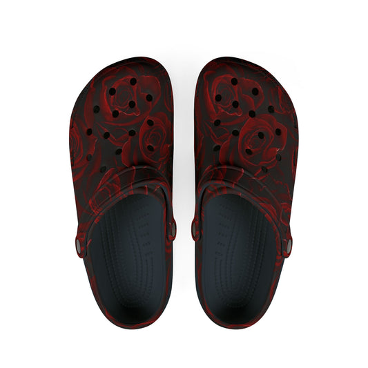 Red Roses Foam Shoes