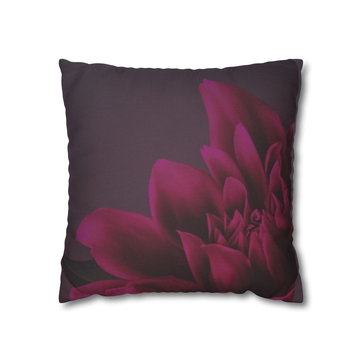 Magenta Dahlia Square Pillowcase
