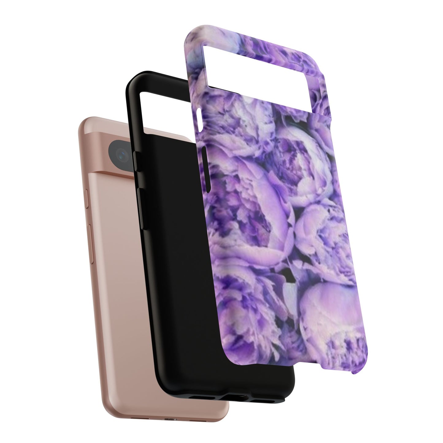 Purple Peony Tough Phone Case