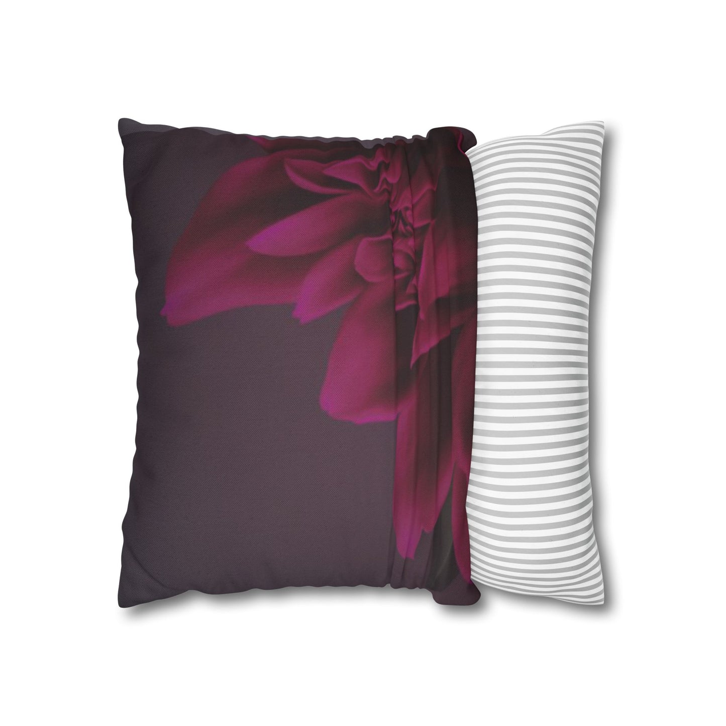 Magenta Dahlia Square Pillowcase