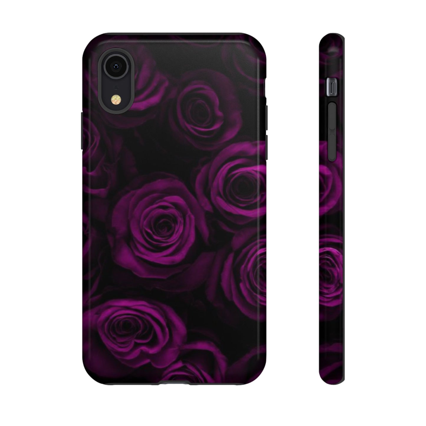 Dark Purple Roses Phone Tough Case