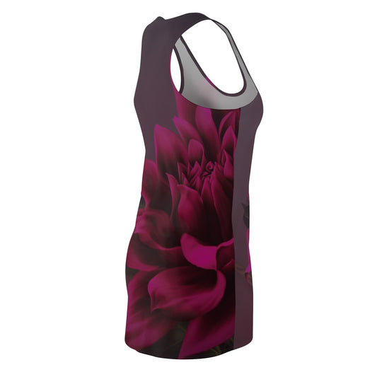 Magenta Dahlia Racerback Dress