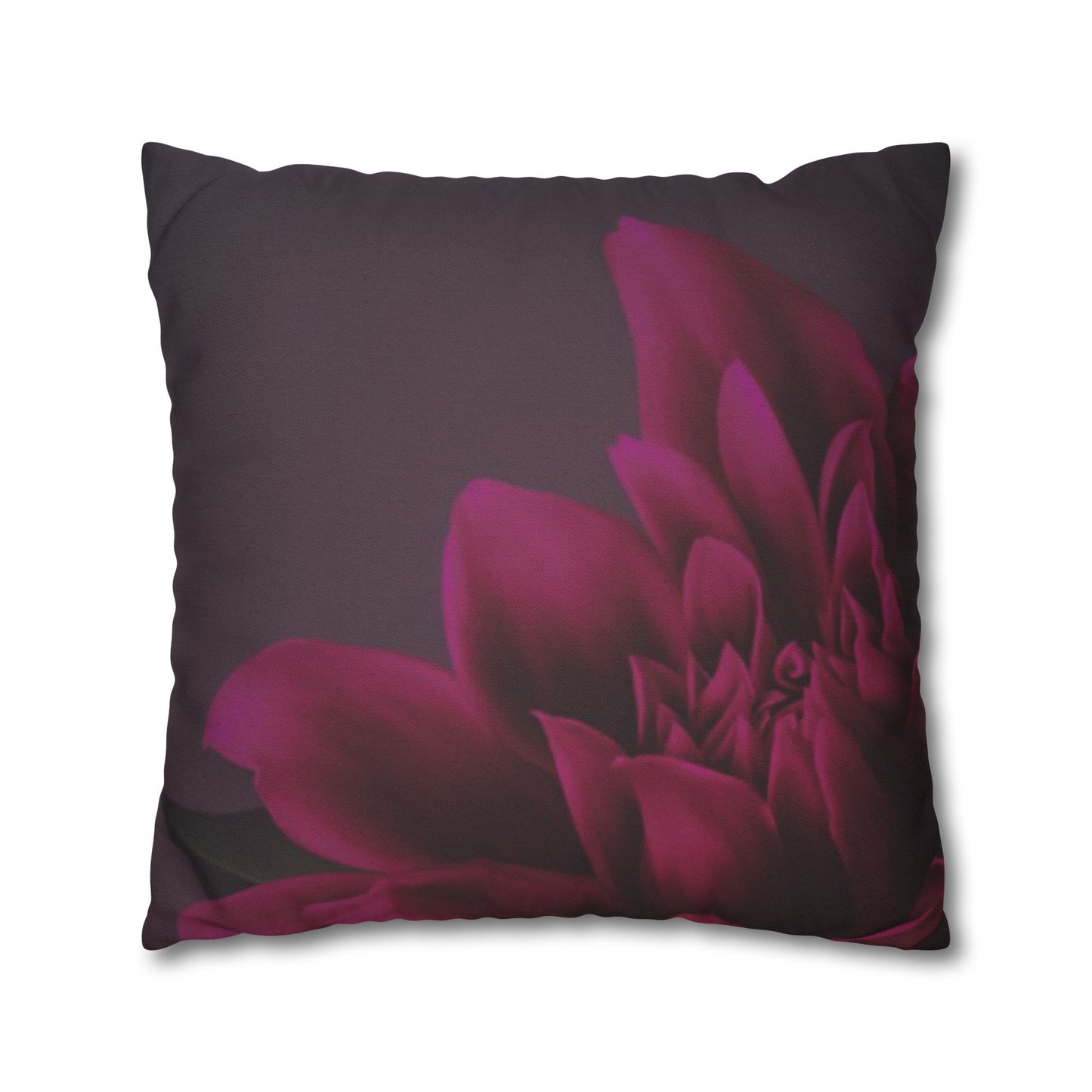 Magenta Dahlia Square Pillowcase