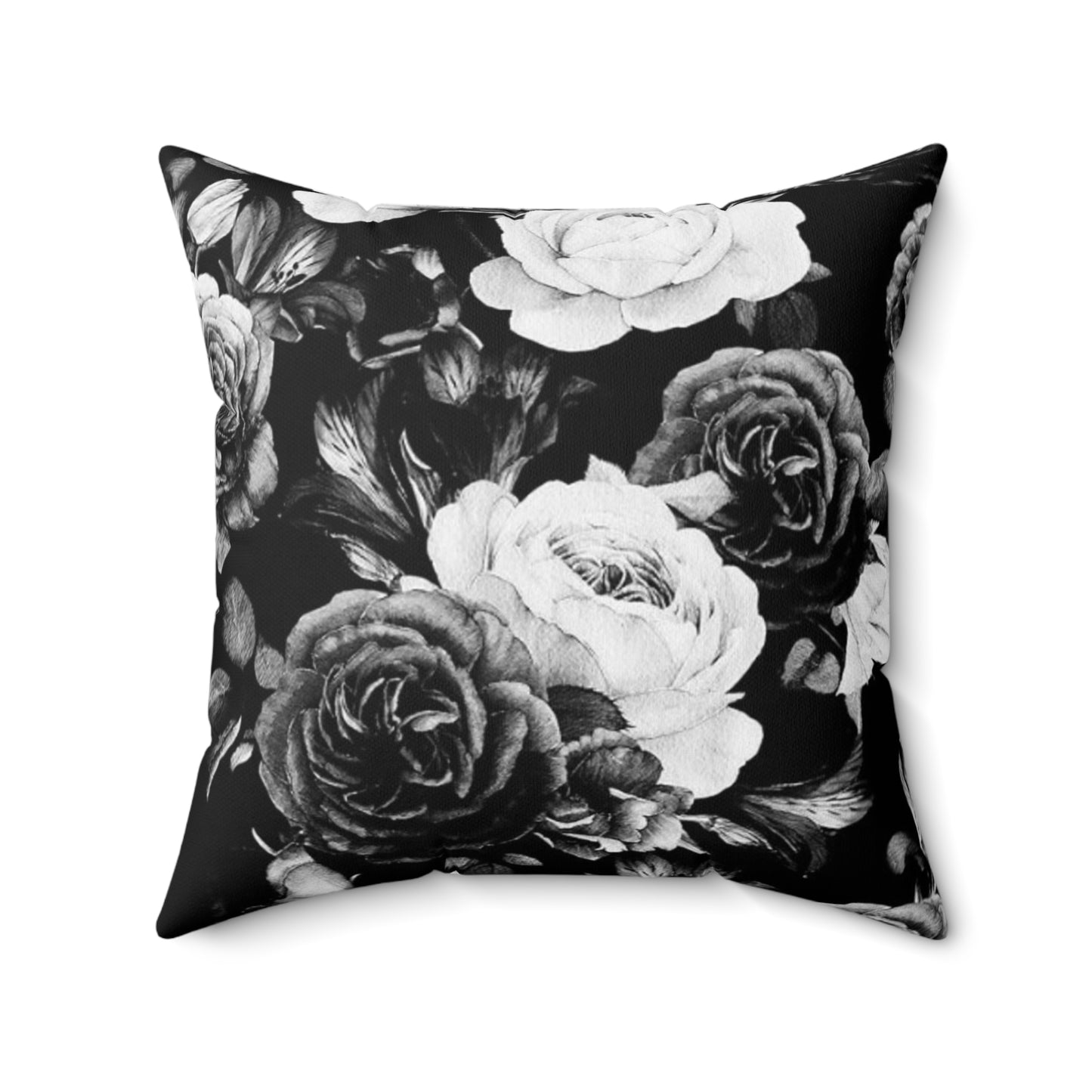 Black & White Square Pillow