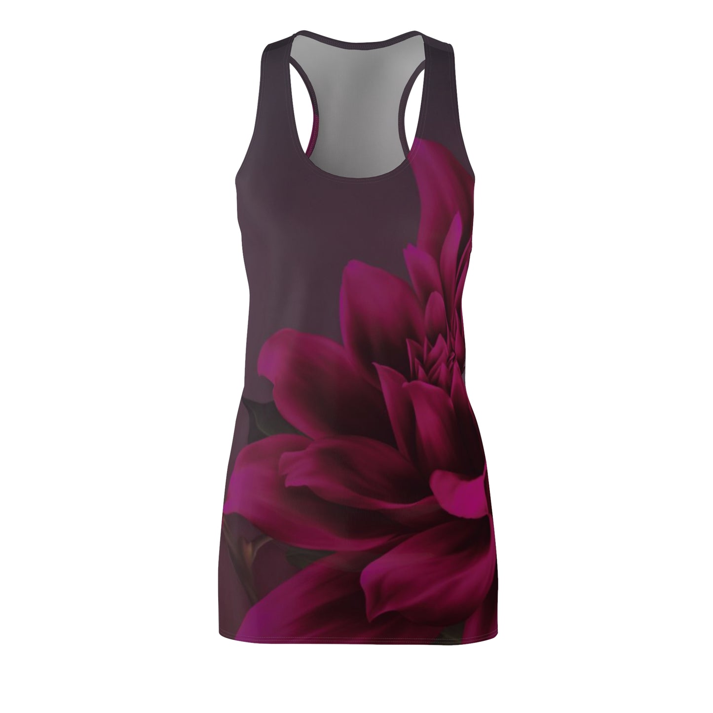 Magenta Dahlia Racerback Dress