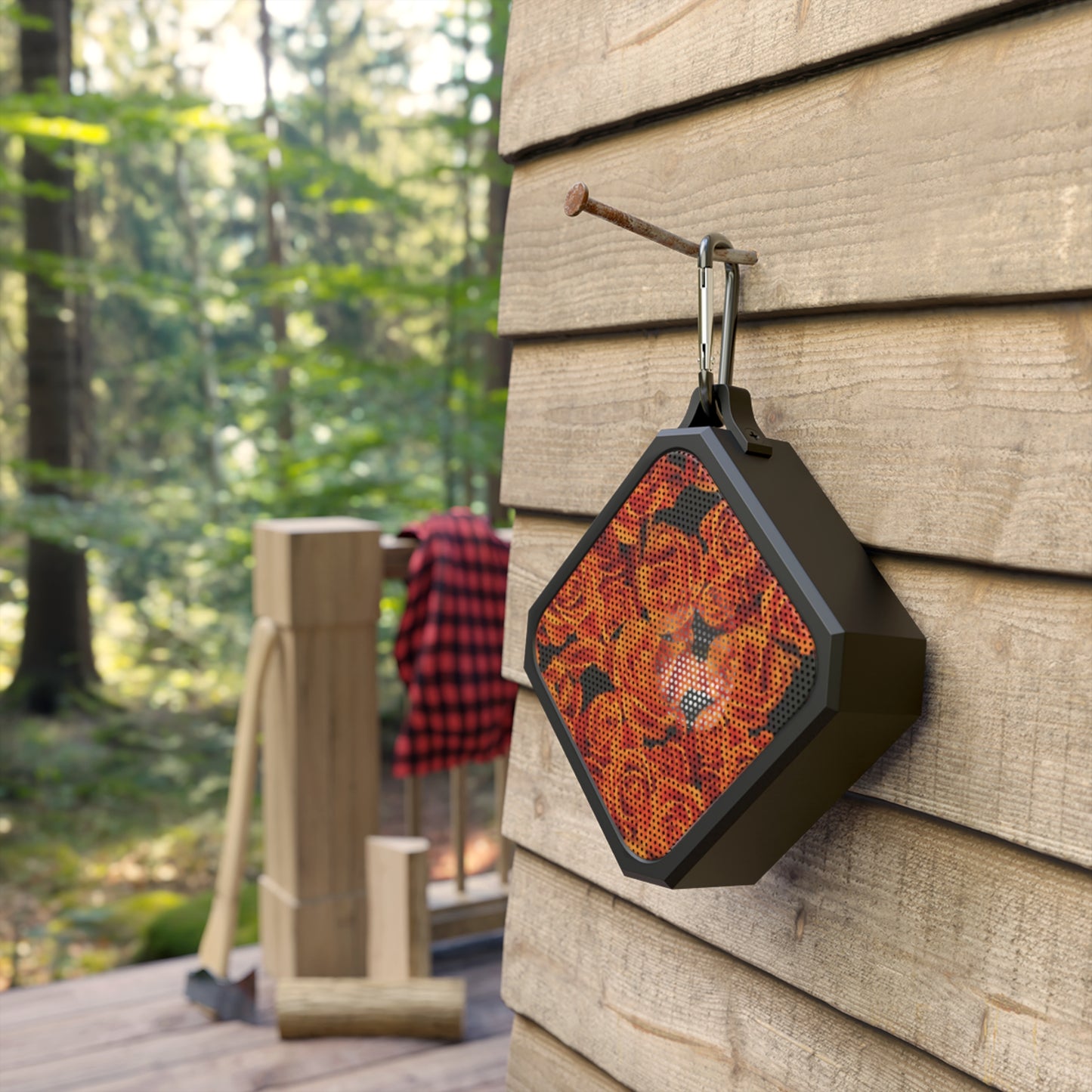 Orange Roses Outdoor Bluetooth Speaker