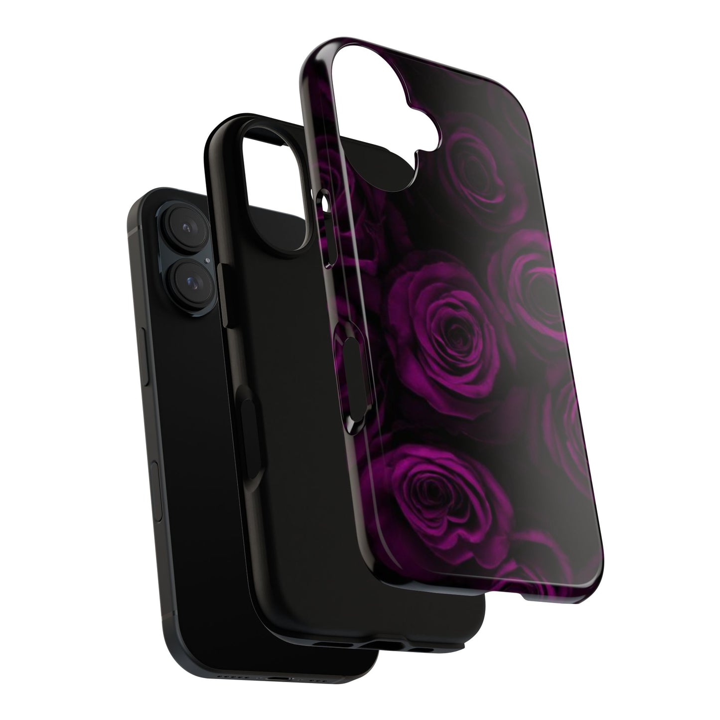 Dark Purple Roses Phone Tough Case