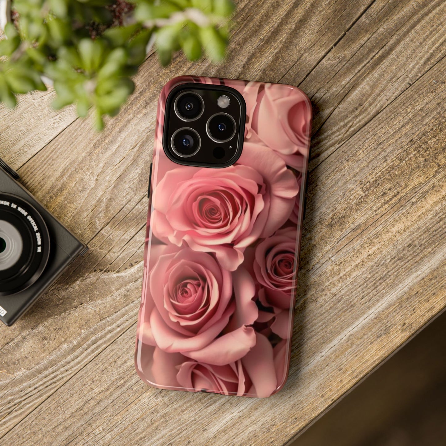 Pink Roses Tough Phone Case