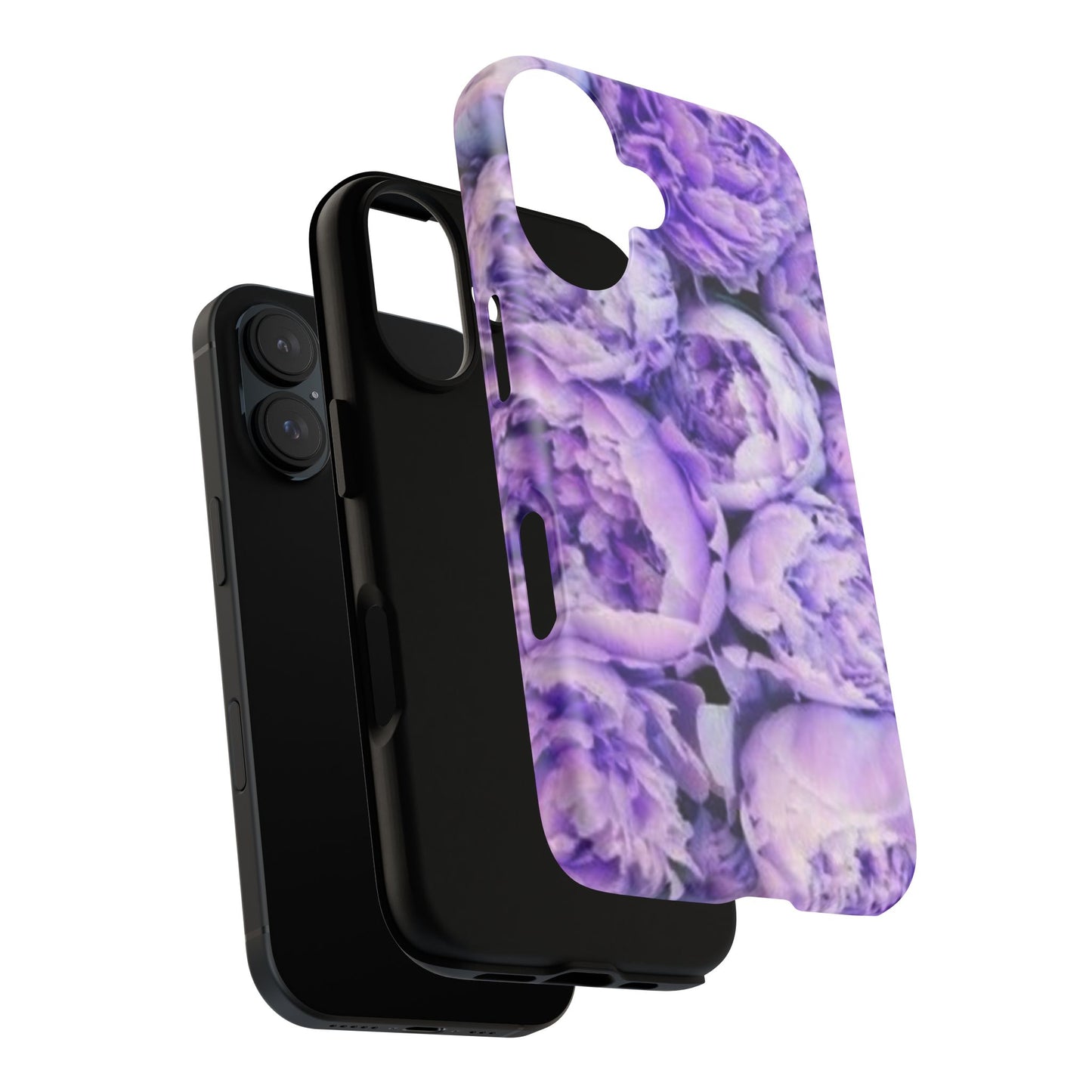 Purple Peony Tough Phone Case
