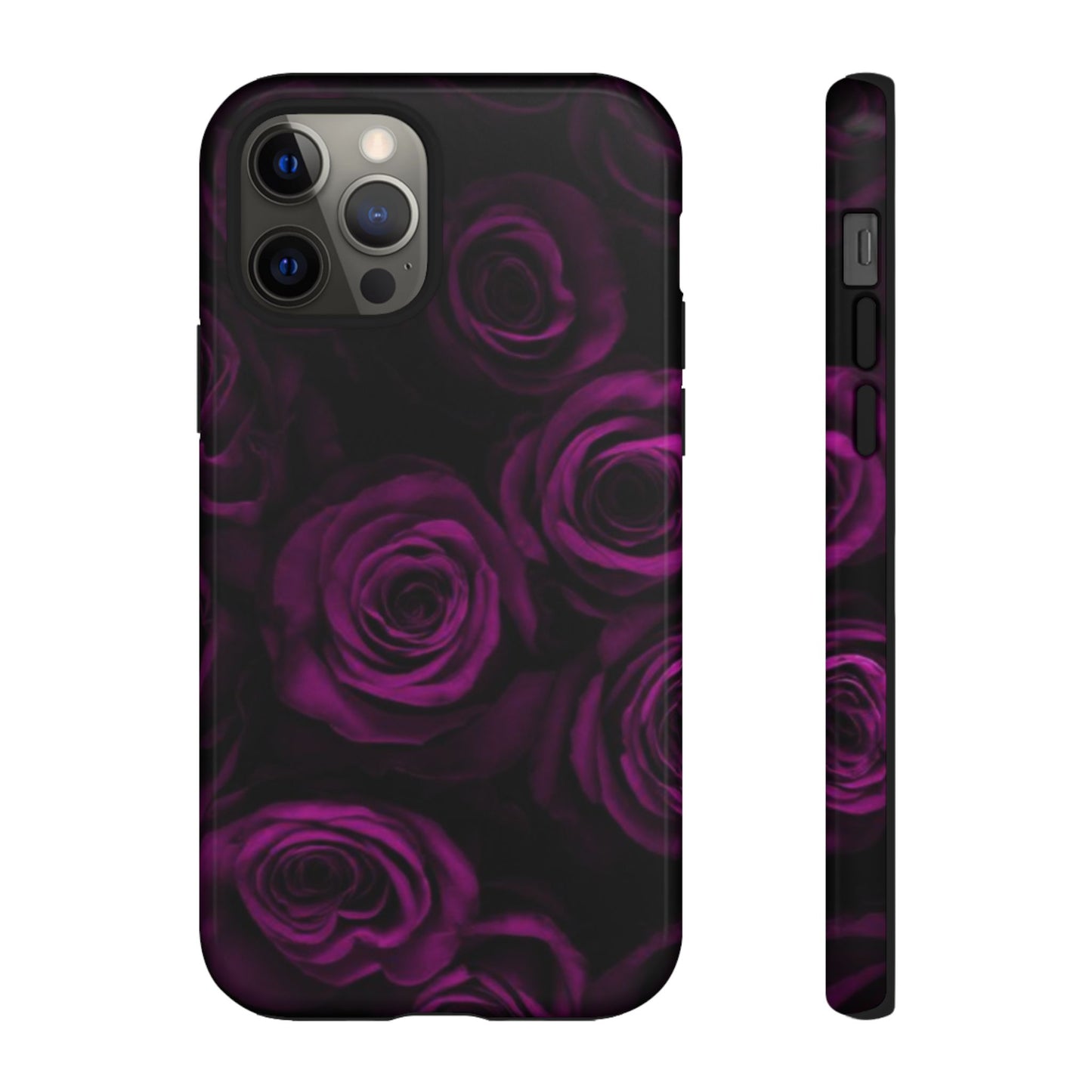 Dark Purple Roses Phone Tough Case