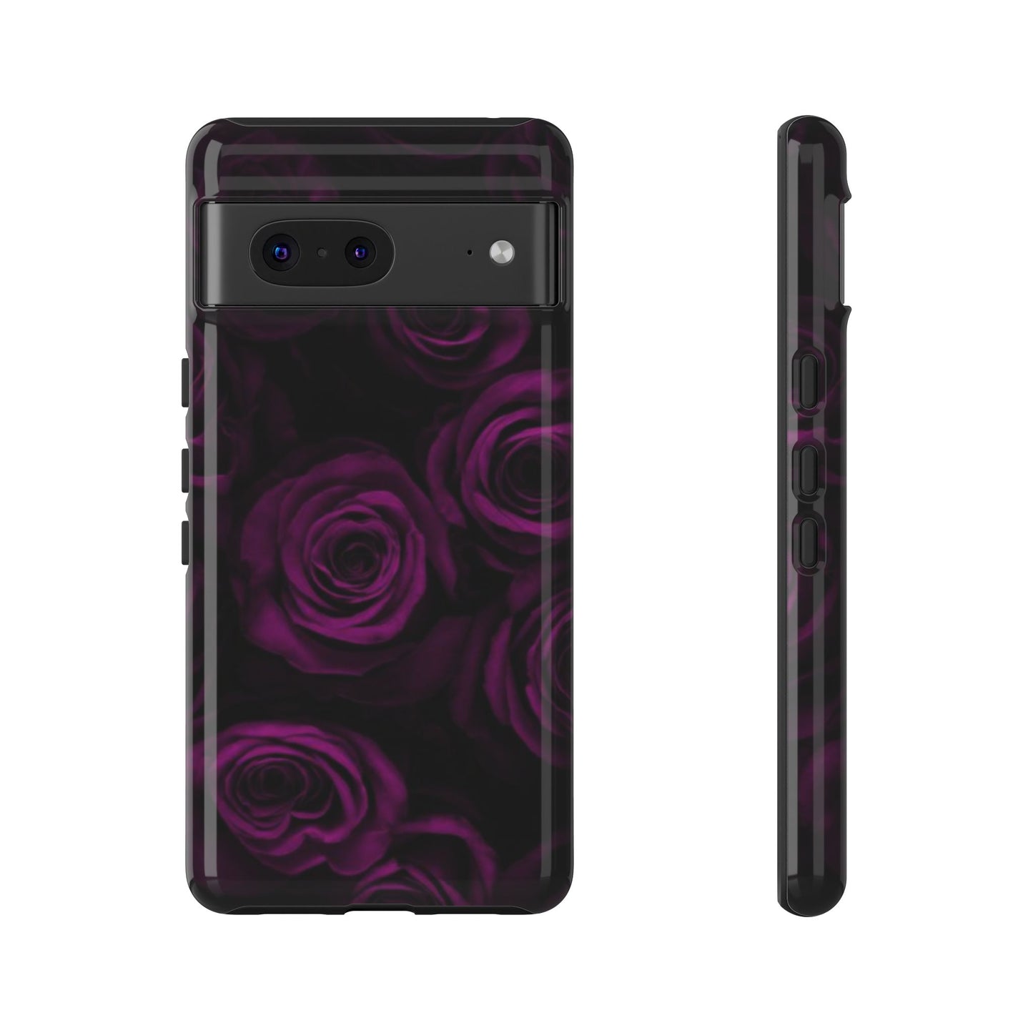 Dark Purple Roses Phone Tough Case