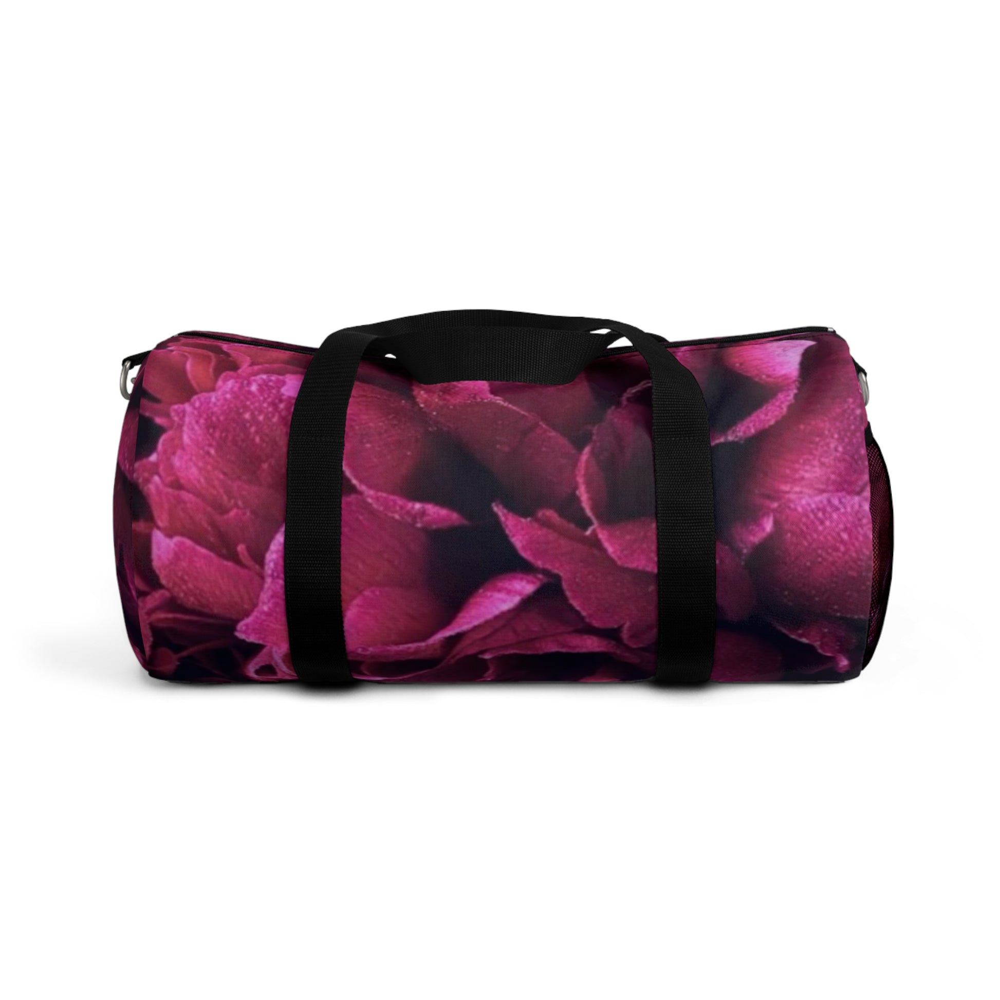 Magenta Floral Duffel Bag for Gym
