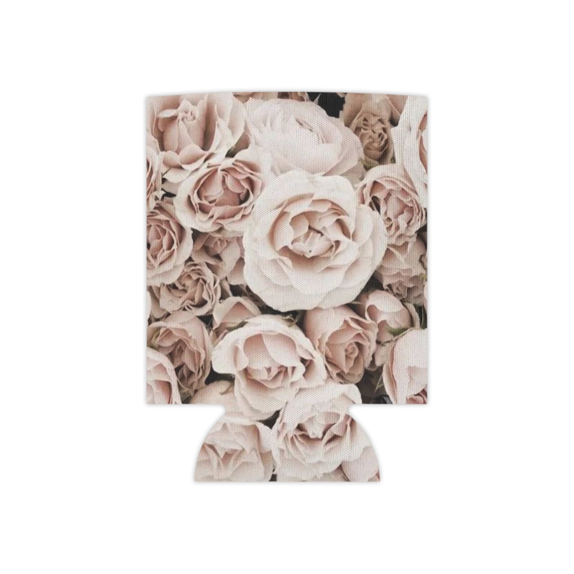 Floral Can Cooler - Light Pink Floral Design