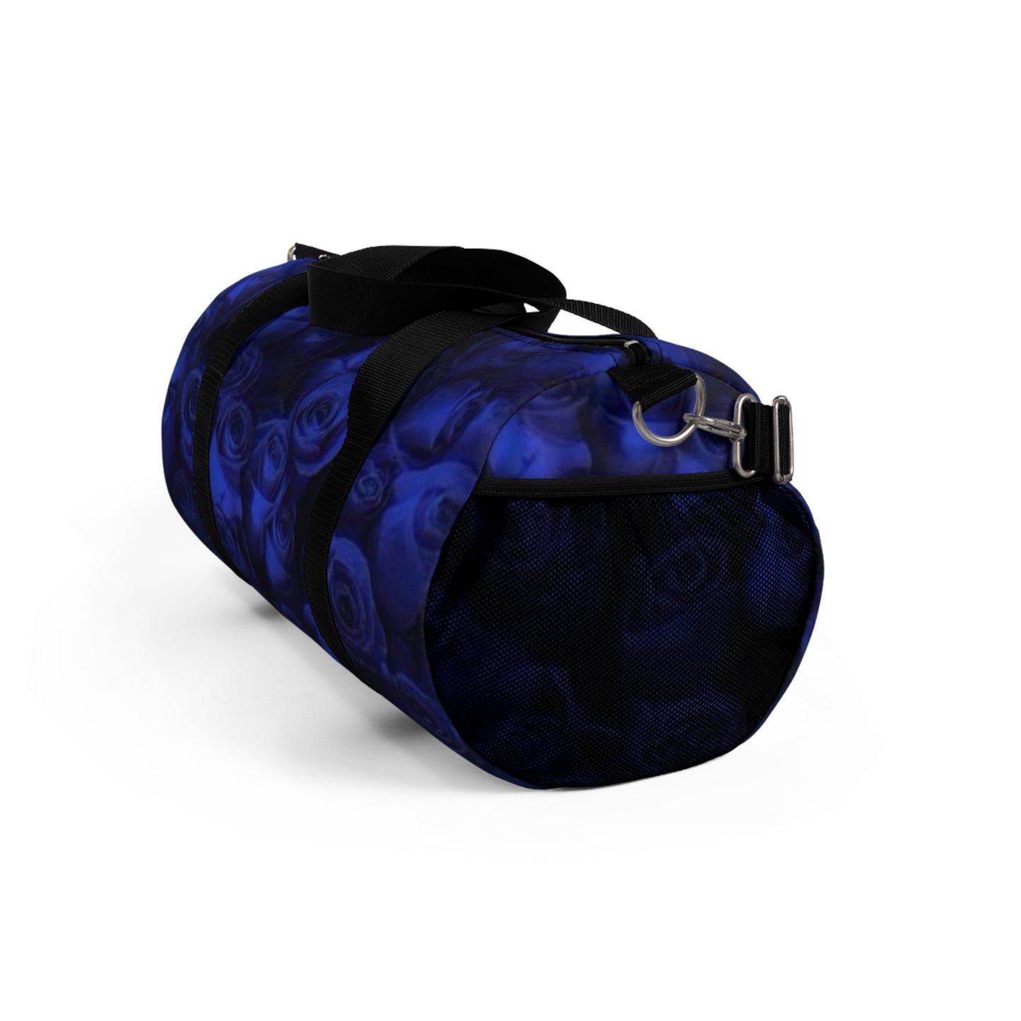Dark Blue Roses Duffel Bag
