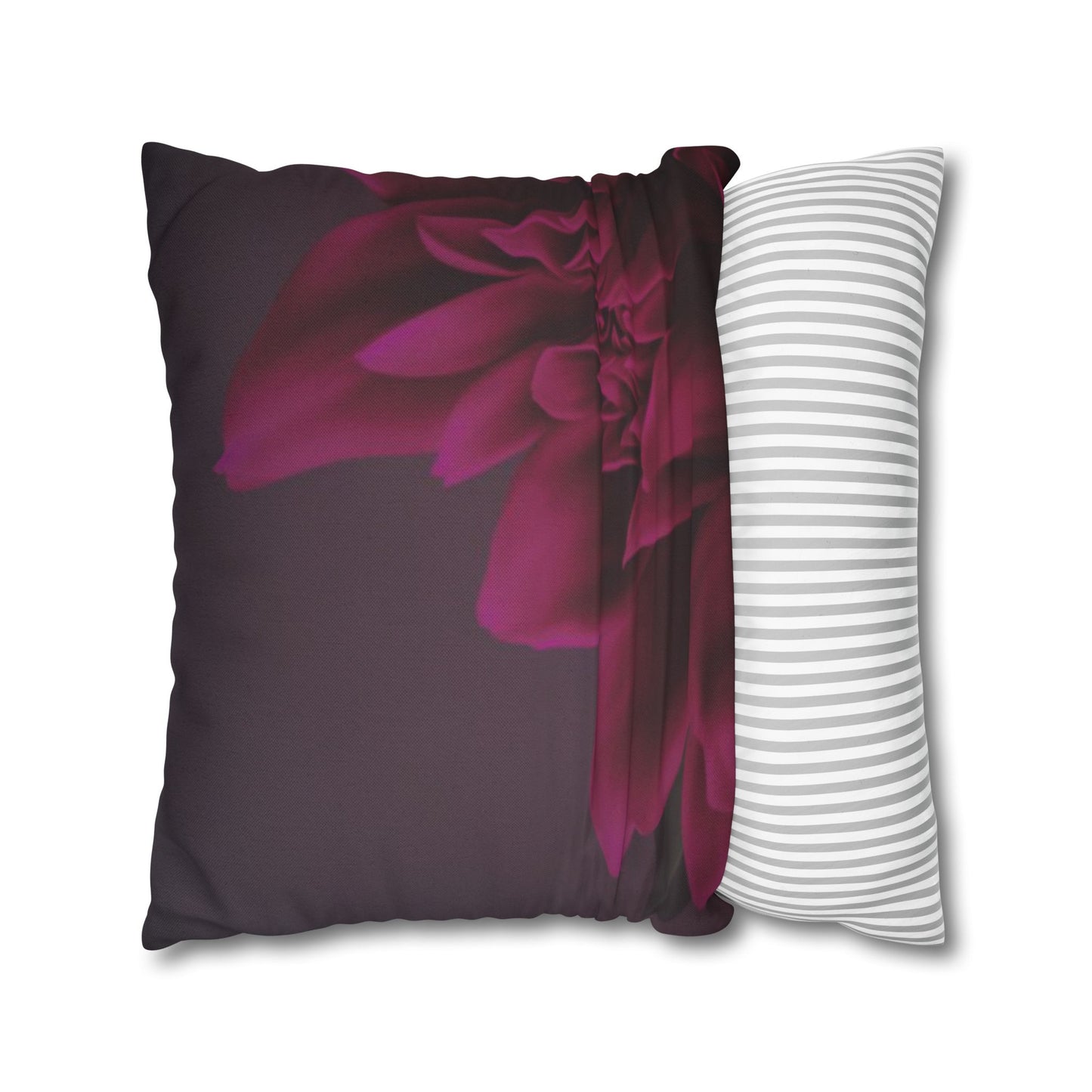 Magenta Dahlia Square Pillowcase