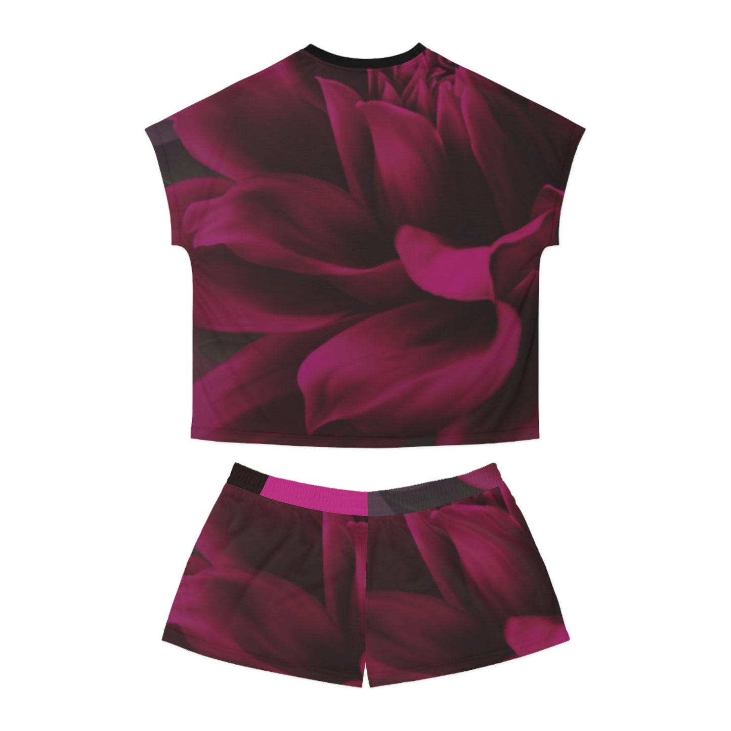 Magenta Dahlia Pajama Set