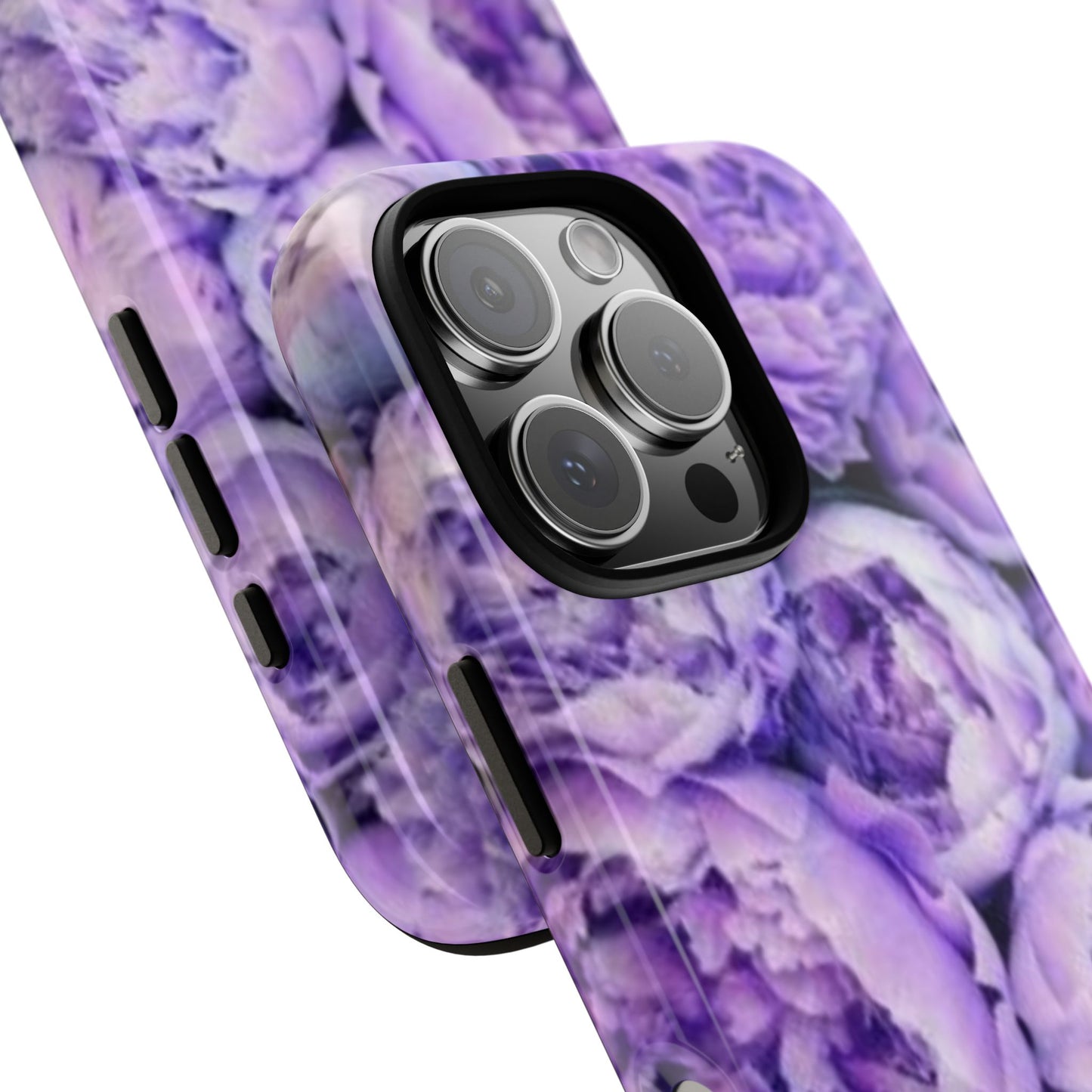 Purple Peony Tough Phone Case