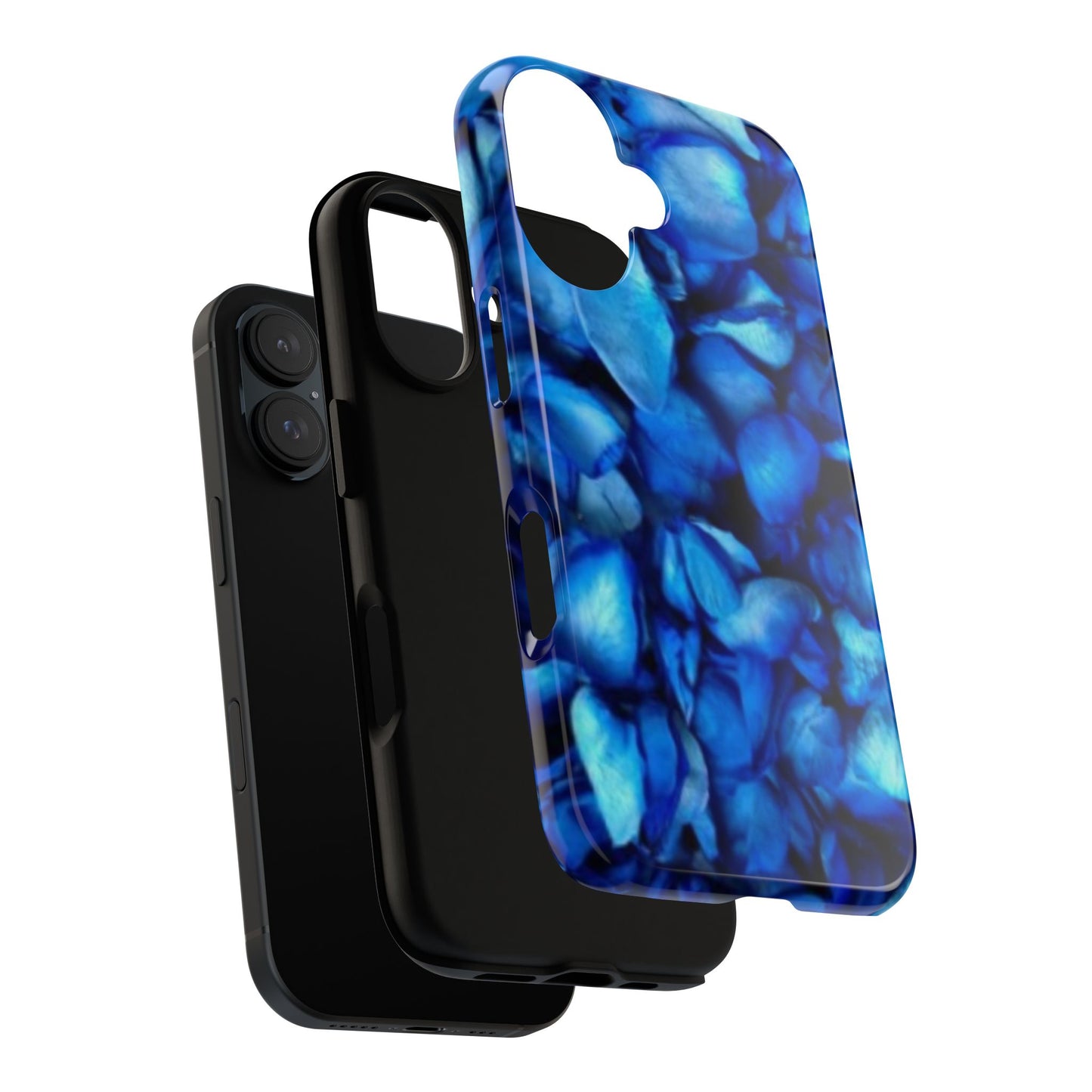 Blue Petals Tough Phone Case