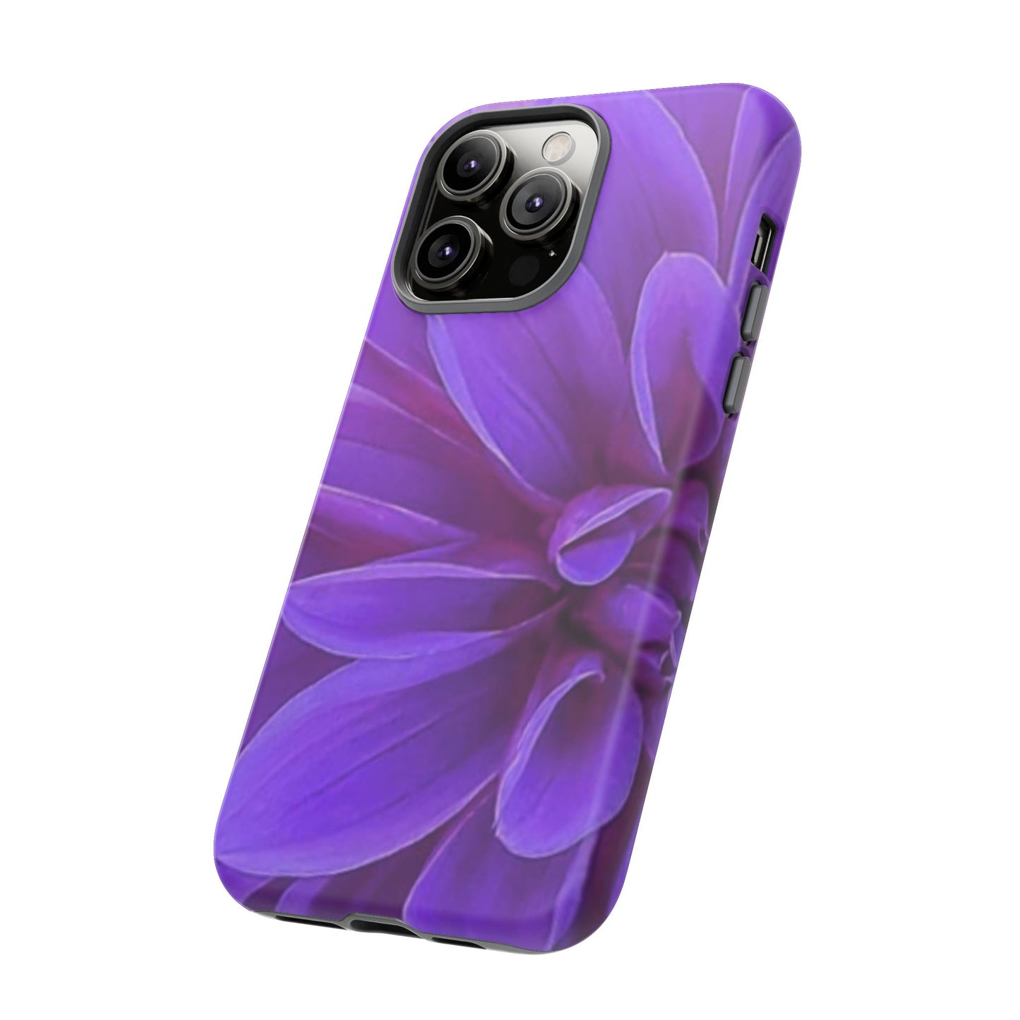Purple Dahlia Tough Phone Case