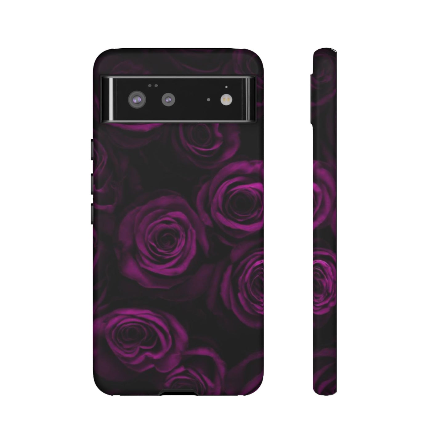 Dark Purple Roses Phone Tough Case
