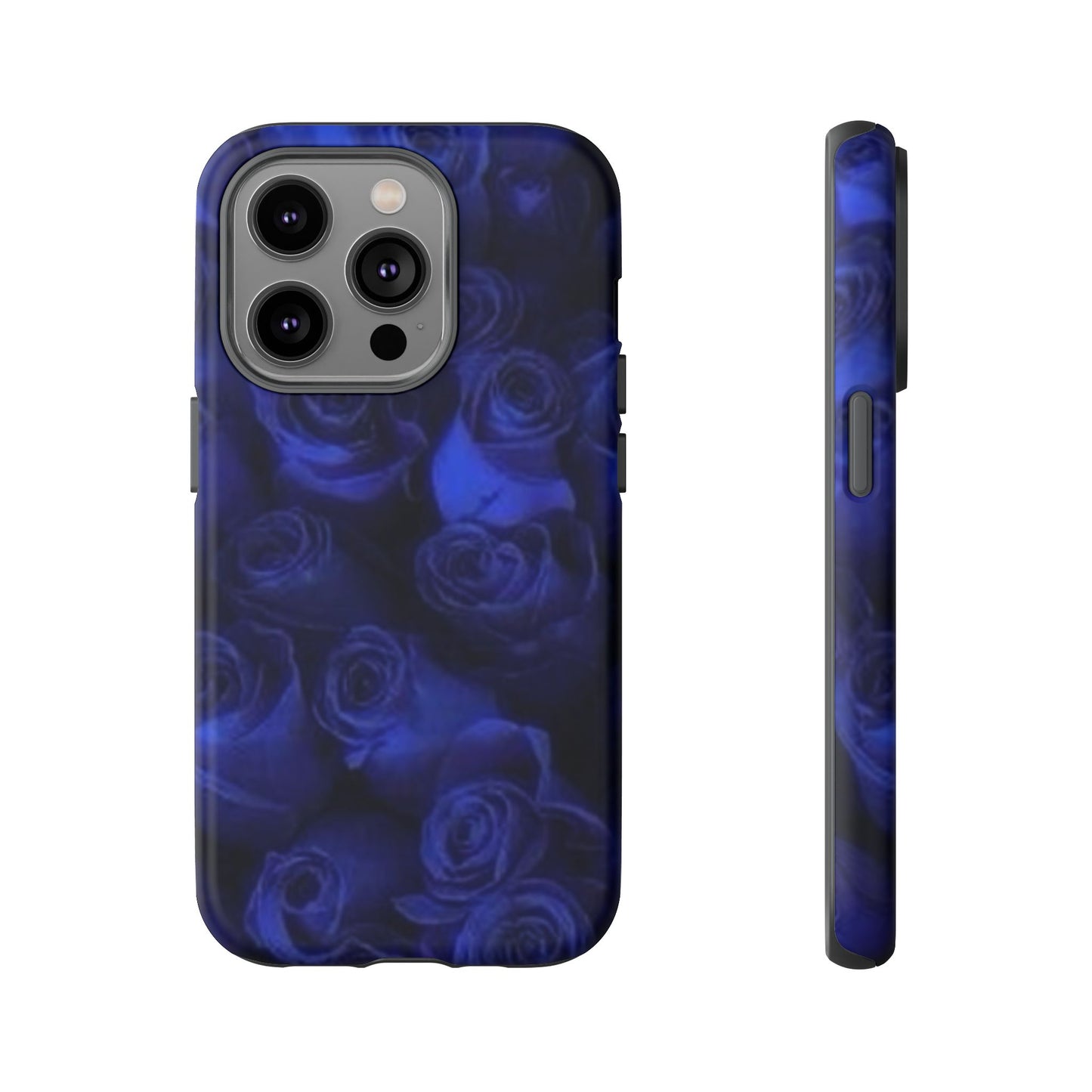 Dark Blue Roses Tough Phone Case