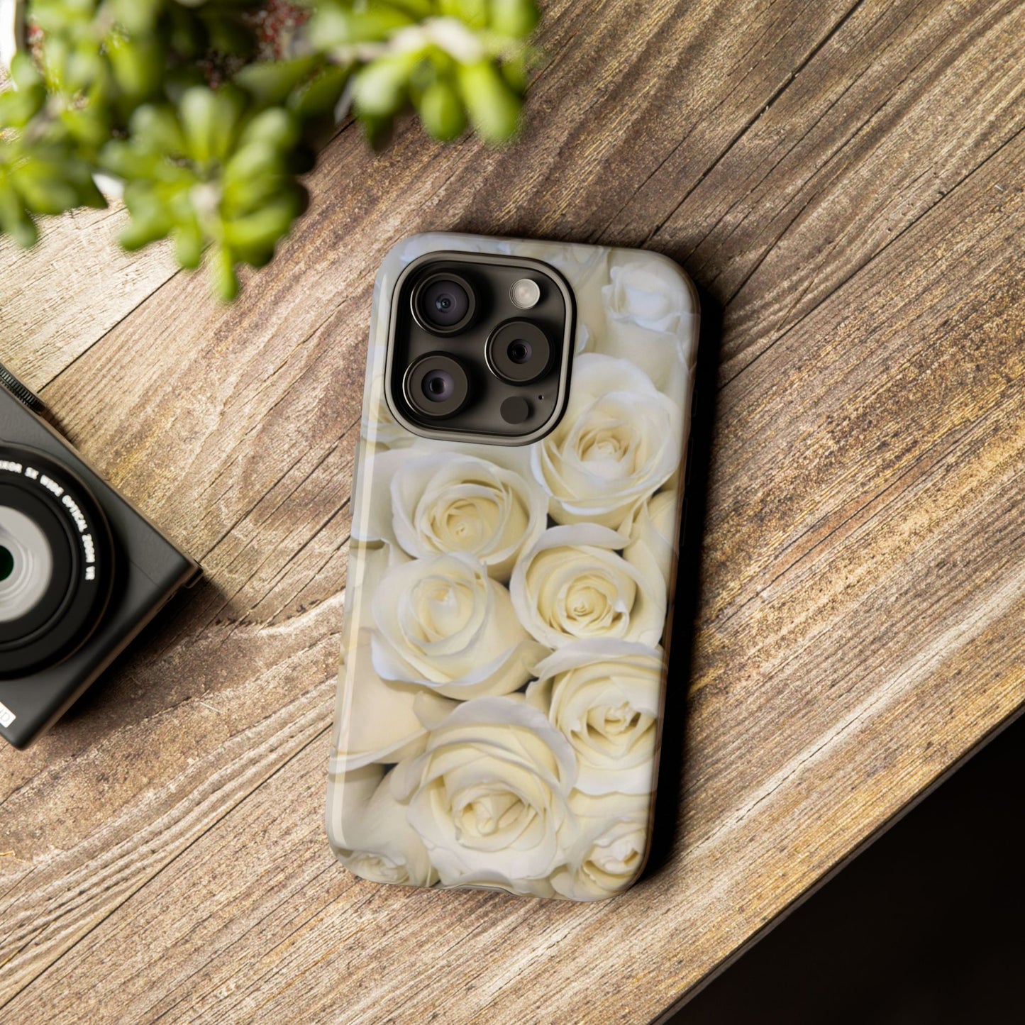 White Roses Tough Phone Case