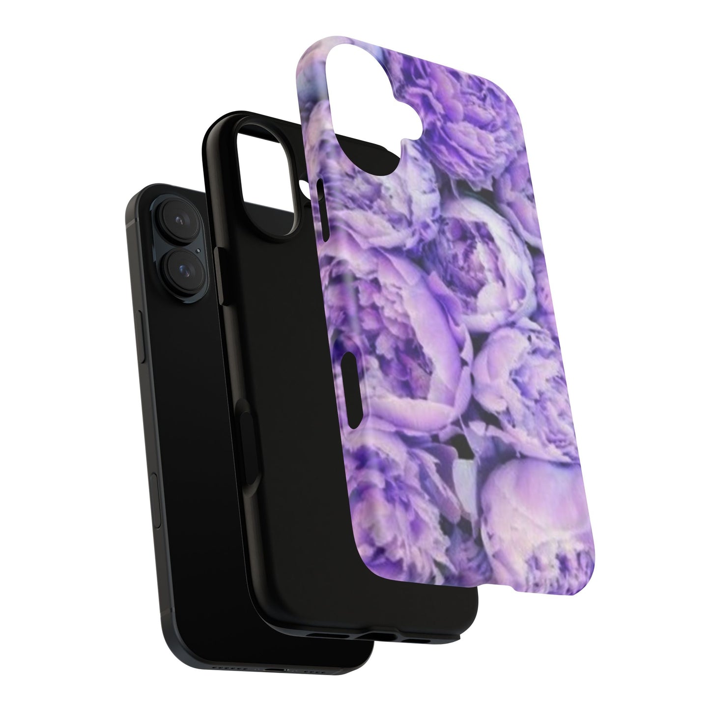 Purple Peony Tough Phone Case