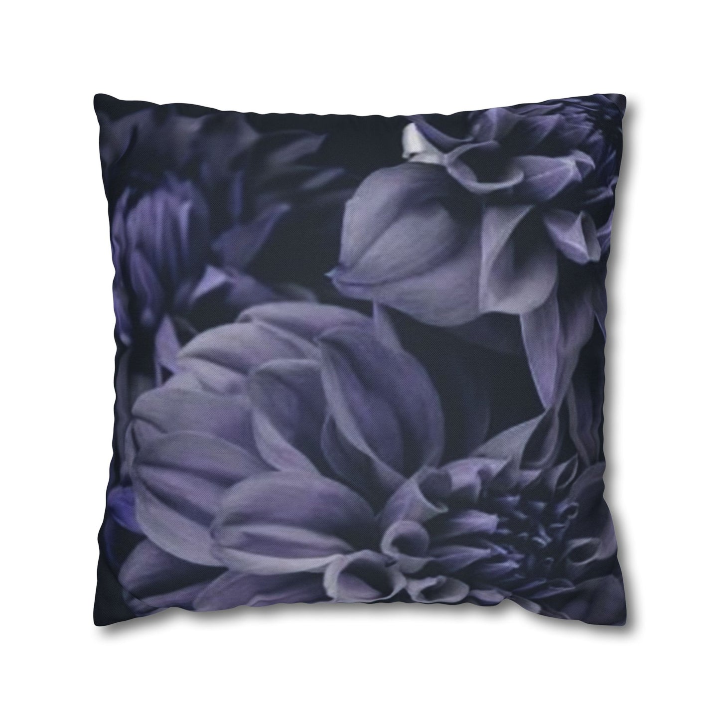 Blue Dahlia Square Pillowcase