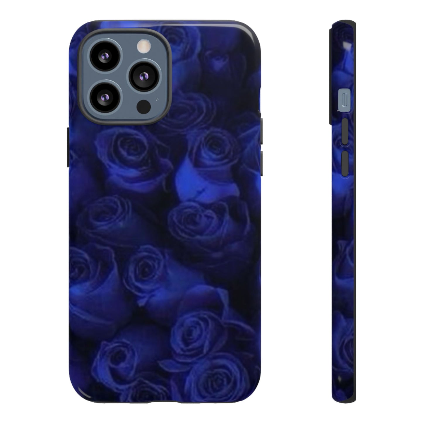 Dark Blue Roses Tough Phone Case