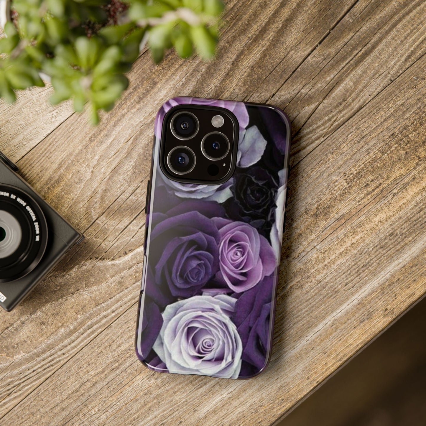 Purple Roses Tough Phone Case