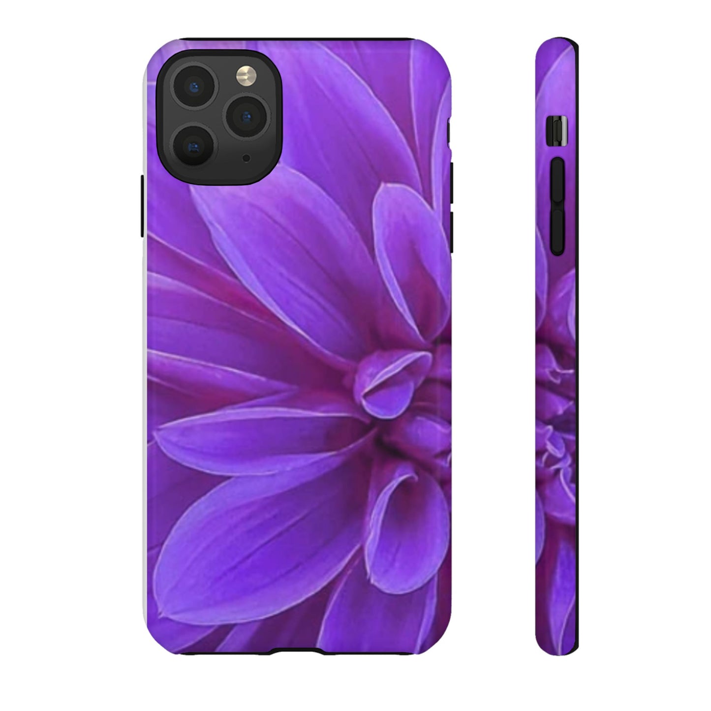 Purple Dahlia Tough Phone Case