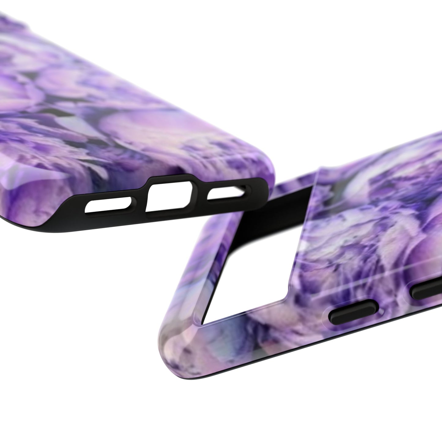 Purple Peony Tough Phone Case