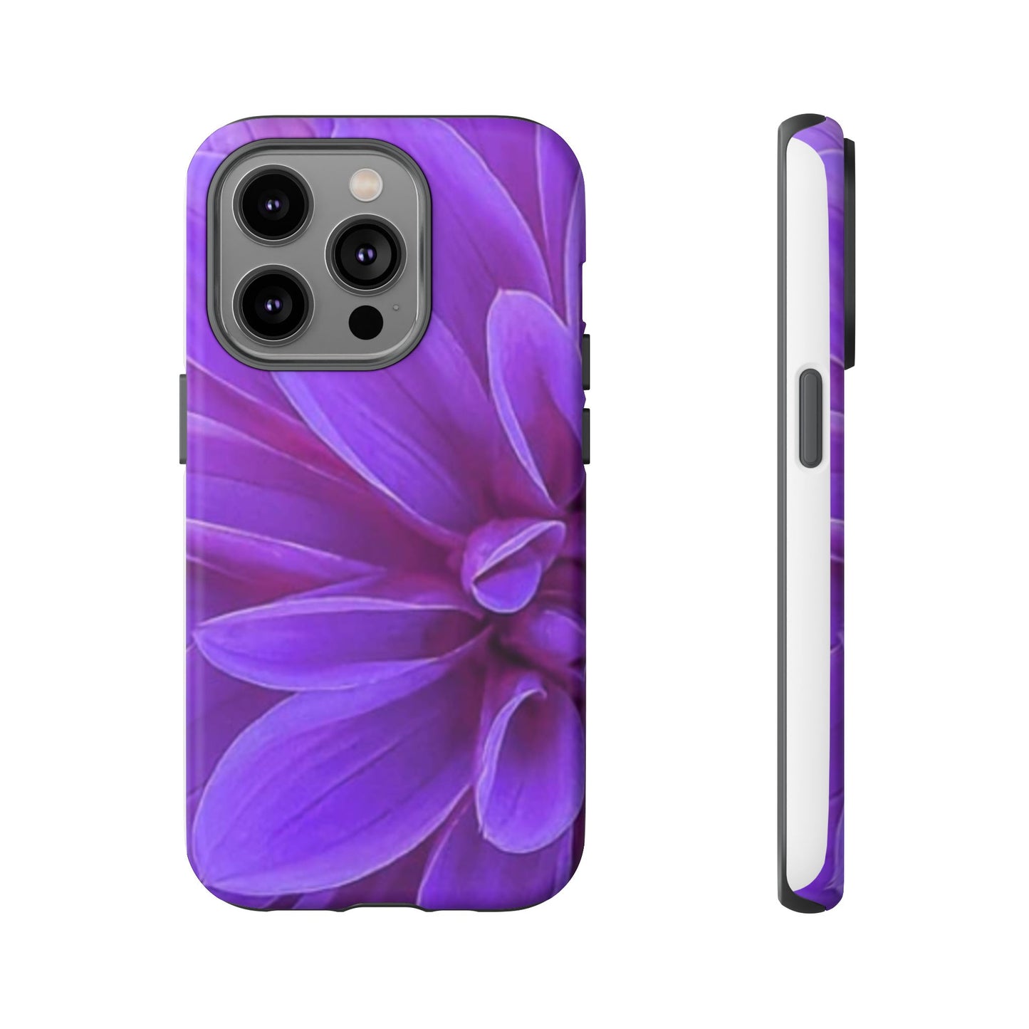 Purple Dahlia Tough Phone Case