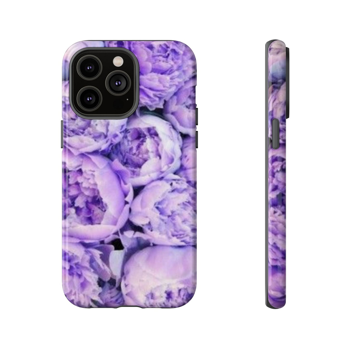 Purple Peony Tough Phone Case