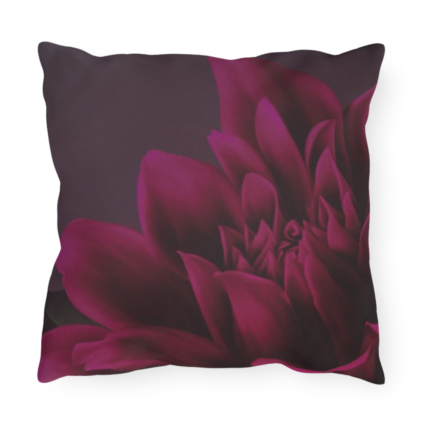 Magenta Dahlia Outdoor Pillow