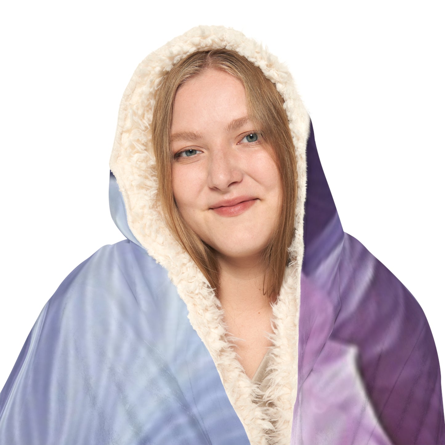 Floral Flow Hood Blanket