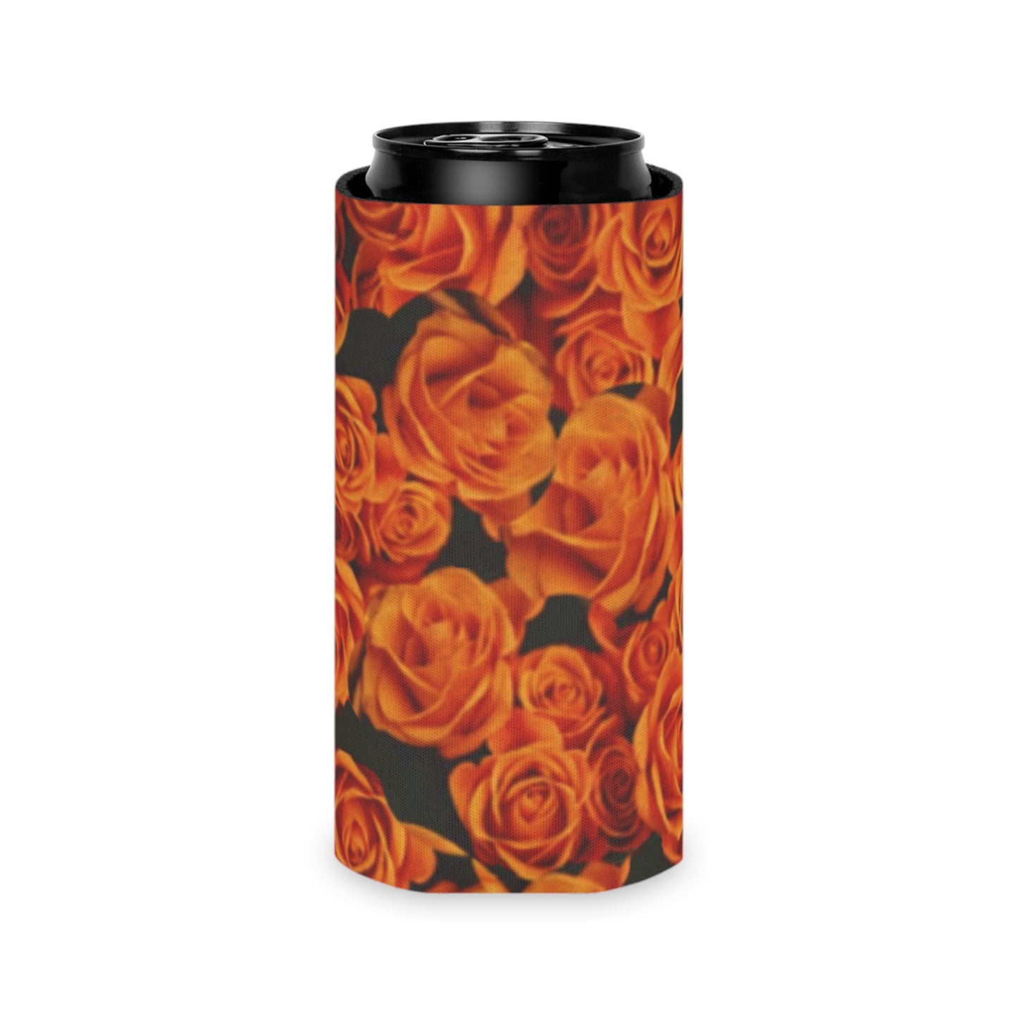 Orange Roses Can Cooler