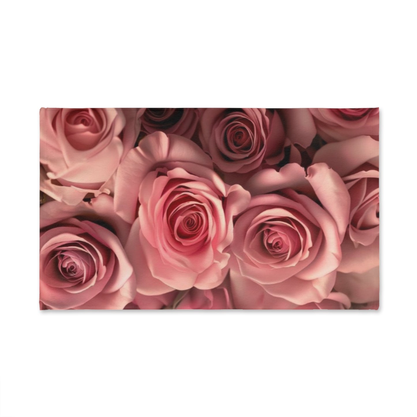 Pink Roses Hand Towel