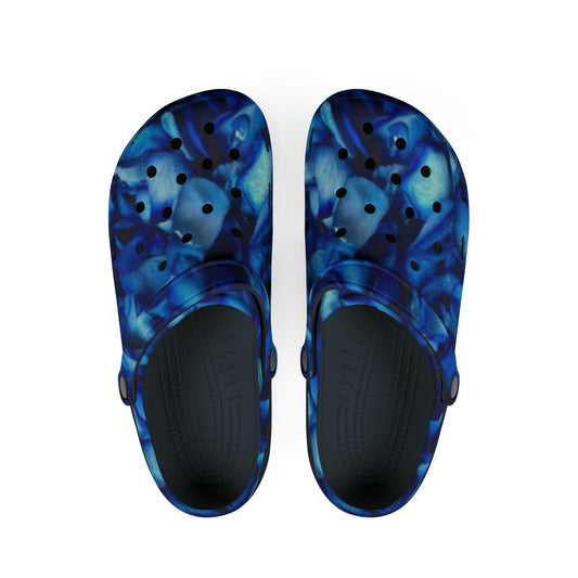 Blue Petals Foam Shoes