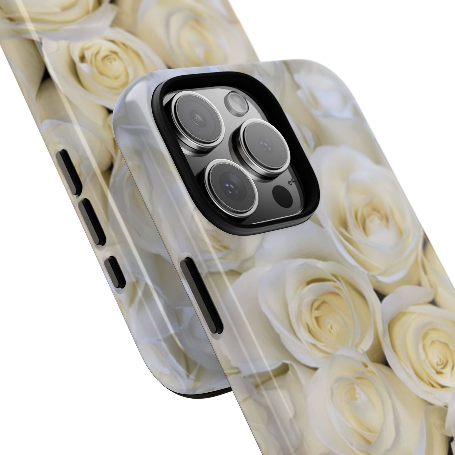 White Roses Tough Phone Case