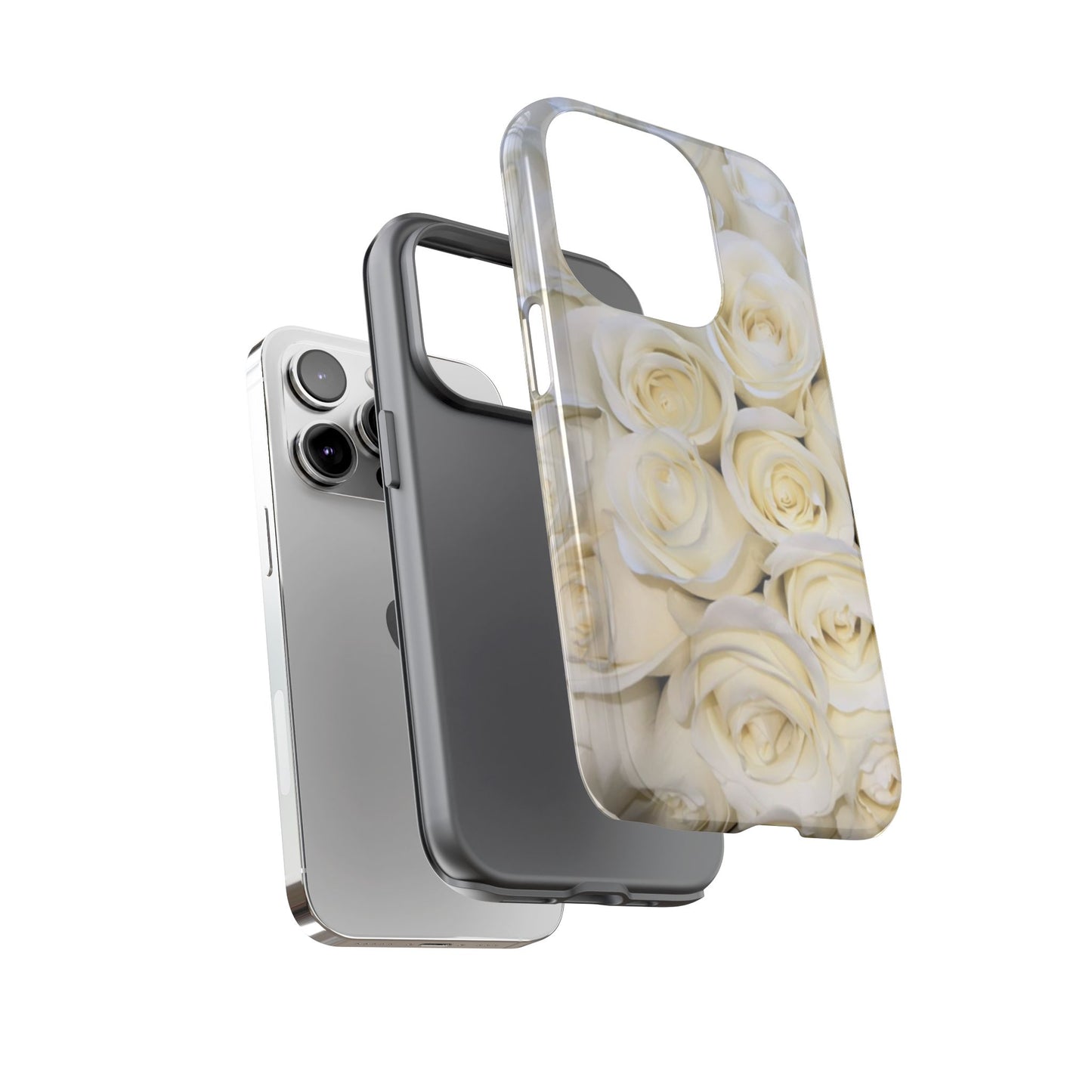 White Roses Tough Phone Case