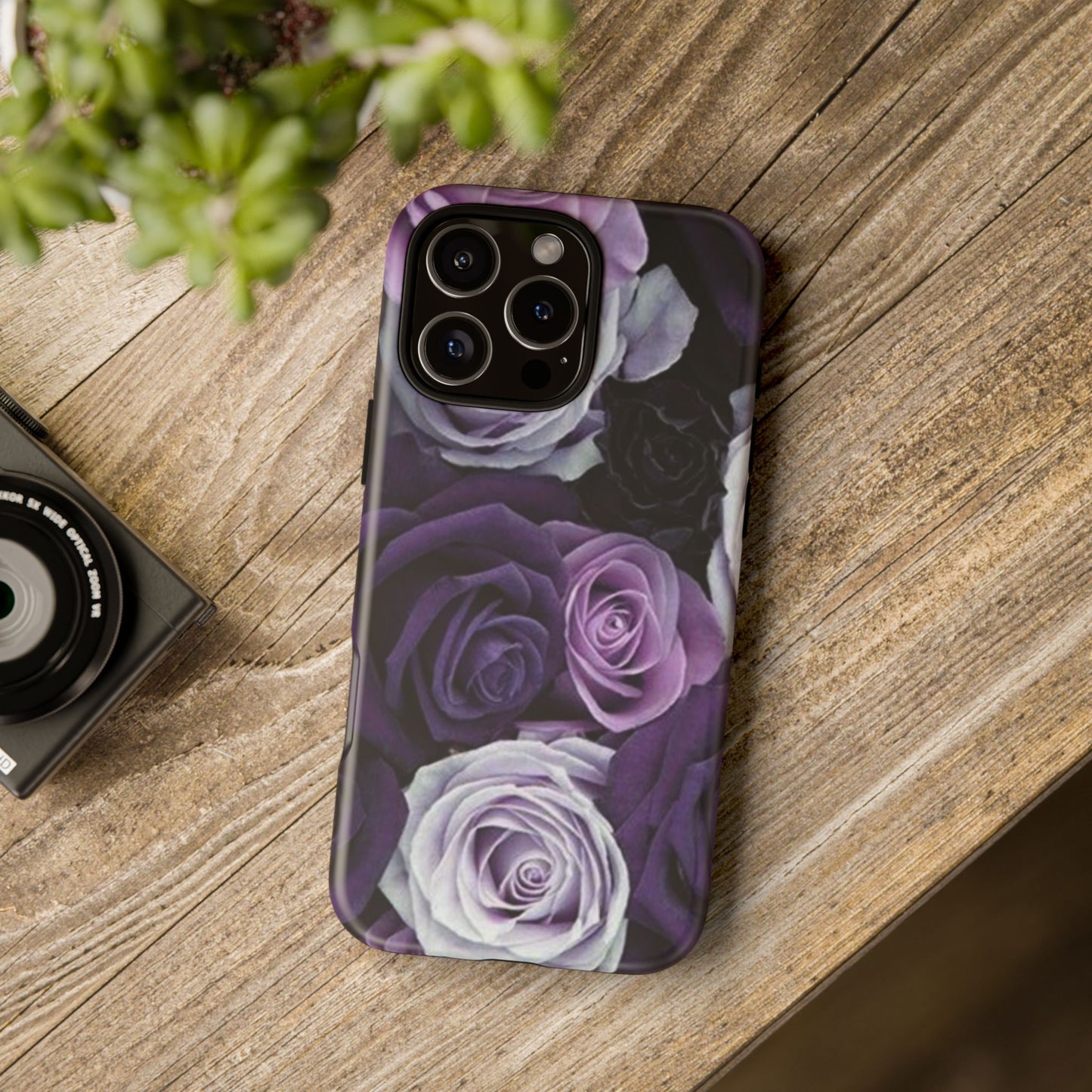 Purple Roses Tough Phone Case